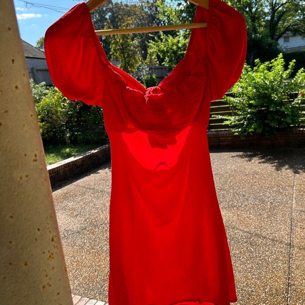Altar’d State Mallony Puff Sleeve Mini Dress